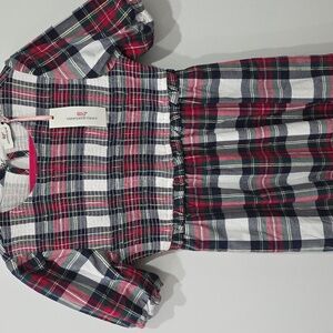 Vineyard Vines Girls Plaid Dress NWT